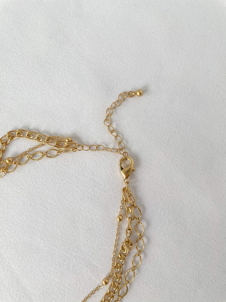 Beaded Coin Necklace Set